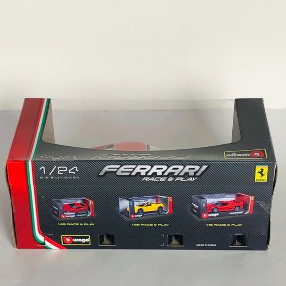 Burago Red Ferrari Dino 246  GT 1/24 Alloy Car Diecast Model With Box Brand New - Picture 9 of 16